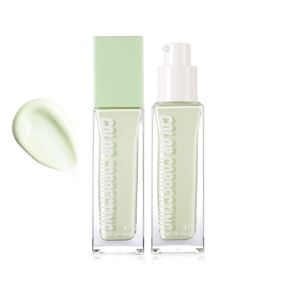 Green Makeup Primer Color Correcting Face Primer Pore Blurring Brightening Hydrating 35Ml