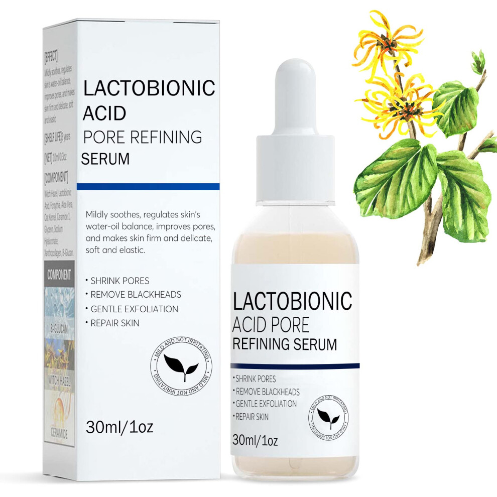 Pore Minimizer Serum and Facial Essence for Blackhead Removal, Hydrating Enlarged Pores, Alcohol
