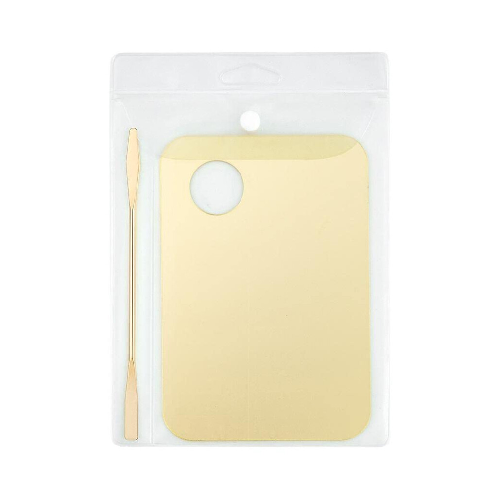 Makeup Mixing Palette with Spatula for Foundation and Lipstick, Hygienic Acrylic Travel Set