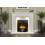 Acantha Granada White Marble Fireplace with Downlights & Amara Electri 3