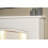Acantha Granada White Marble Fireplace with Downlights & Amara Electri 5