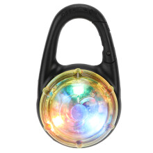Mosquetão resistente às intempéries para animais de estimação, luz LED para cães com mudança de cor e porta de carregamento USB-C, luz