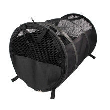 Foldable Mesh Pop Up Hamper Collapsible Laundry Basket With Lid Large Storage Capacity Multi Purpose Storage Organizer For Home Bathroom Kids Room Col