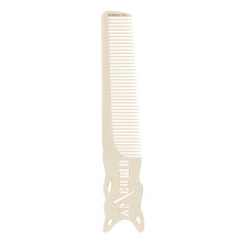 Aluminum Barber Comb with Integrated Tape-Line, Wide Tooth Comb for Wet Hair Ergonomic Design Heat Resistant Professional Styling Tool For Nightclubs