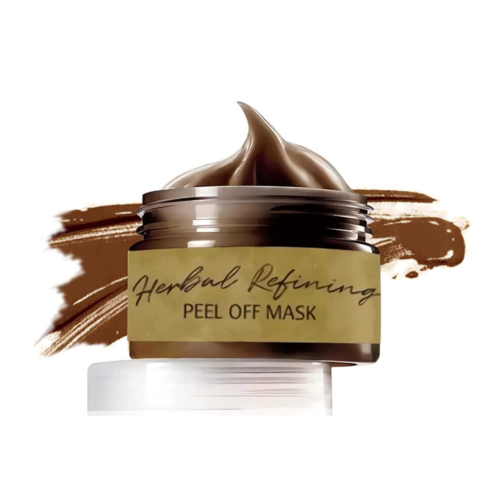 Herbal Peel Off Face Mask for Blackheads, Deep Pore Cleansing Ginseng Facial Mask 80g