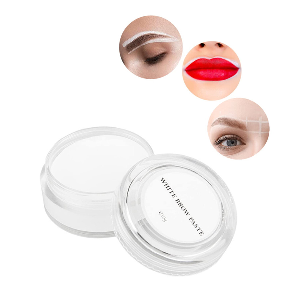 White Brow Mapping Paste 10G For Precision Eyebrow Shaping Permanent Makeup And Salon Use