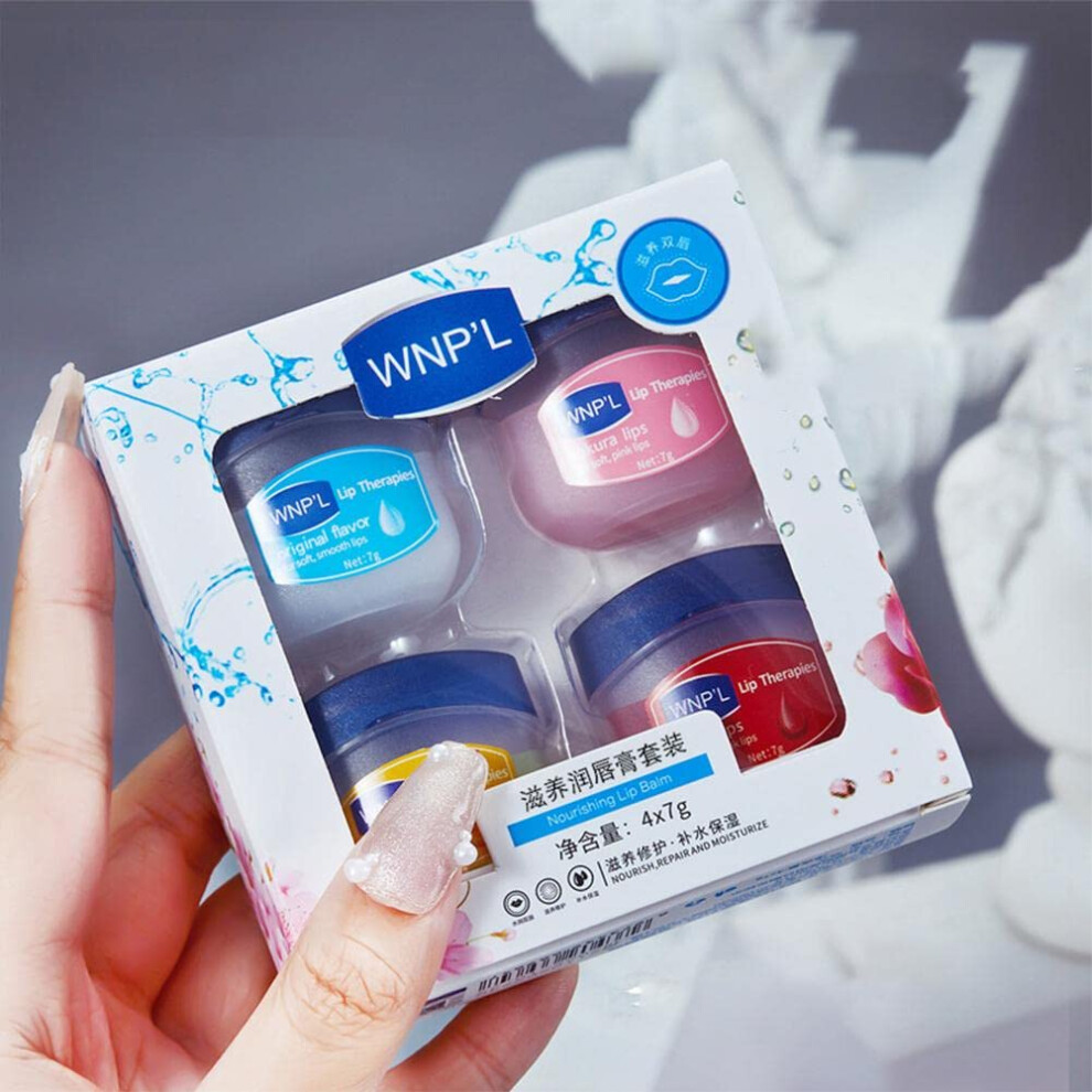 Fruit Flavored Lip Balm Set with Deep Hydration and Anti Chapping Protection, Mini