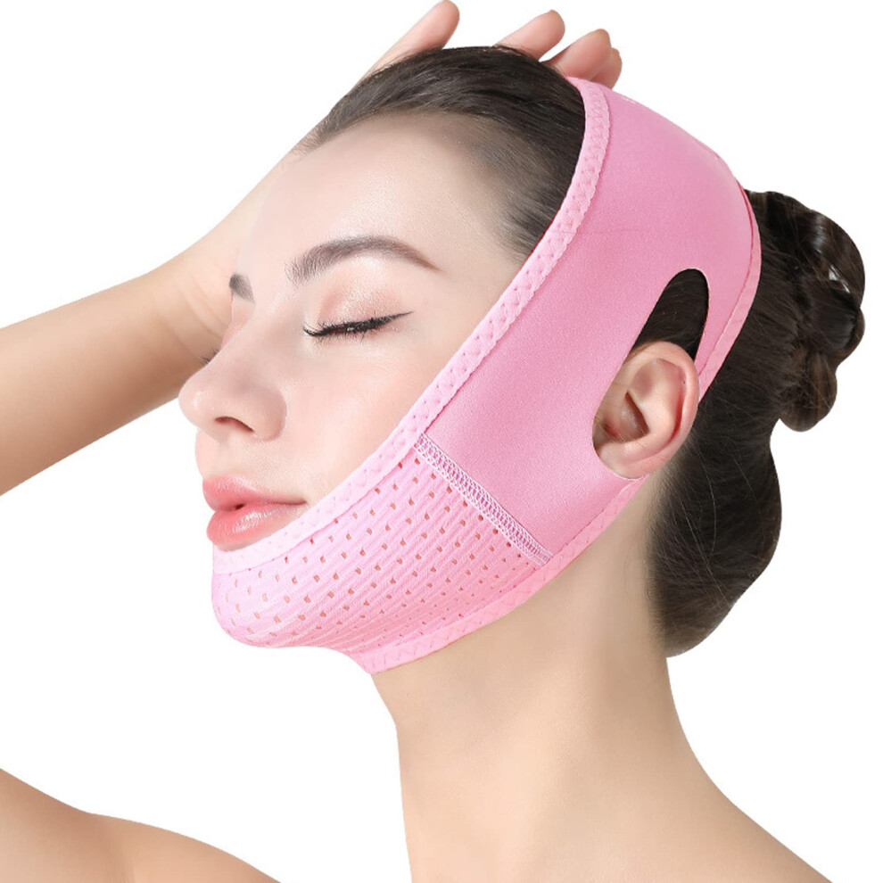Reusable V Line Face Lifting Tape and Double Chin Reducer V Shaped Slimming Strap for Jawline Contouring