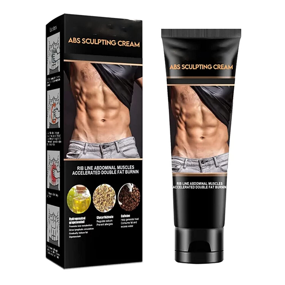 Cream Ab Sculpting Belly Fat Burning, Natural Slimming For Stomach Arms Thighs, Fast Absorbing 1Pcs
