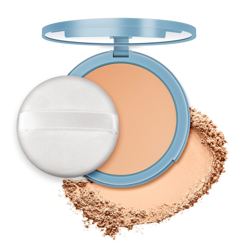 Oil Control Face Powder Waterproof Long Lasting Matte Silk Finish Lightweight Compact for Oily Skin