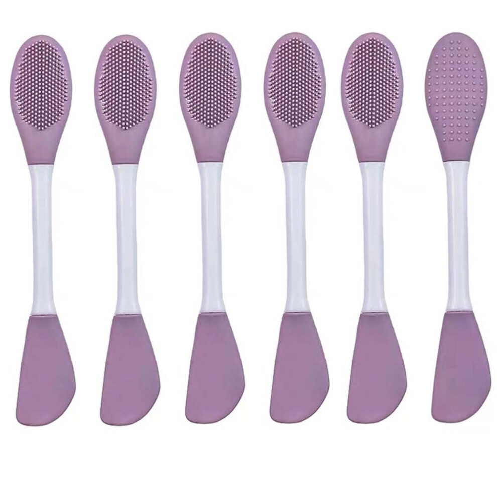 Silicone Face Mask Applicator Set 6 PCS for Clay Mud Charcoal Masks with Hygienic Easy Clean Design