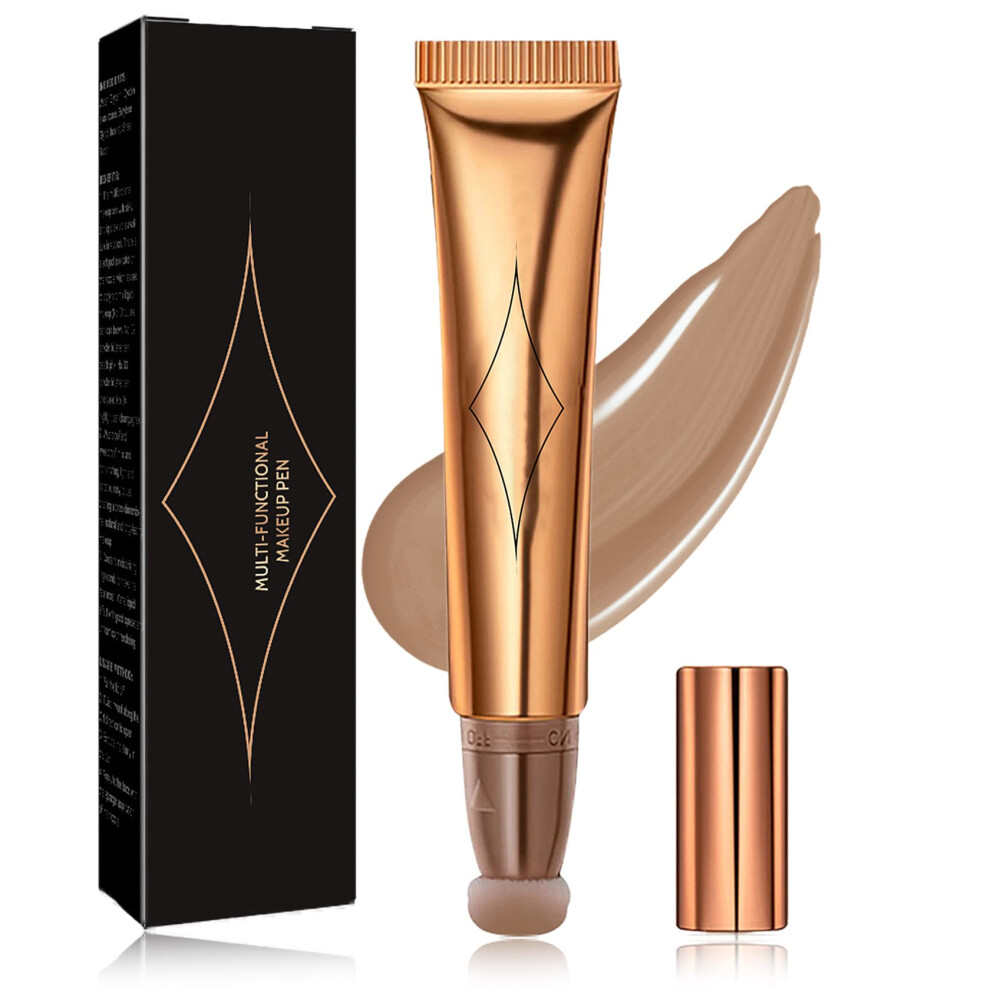 Contour Stick Cream Bronzer 3in1 Highlighter Blush Waterproof Long Lasting with Sponge
