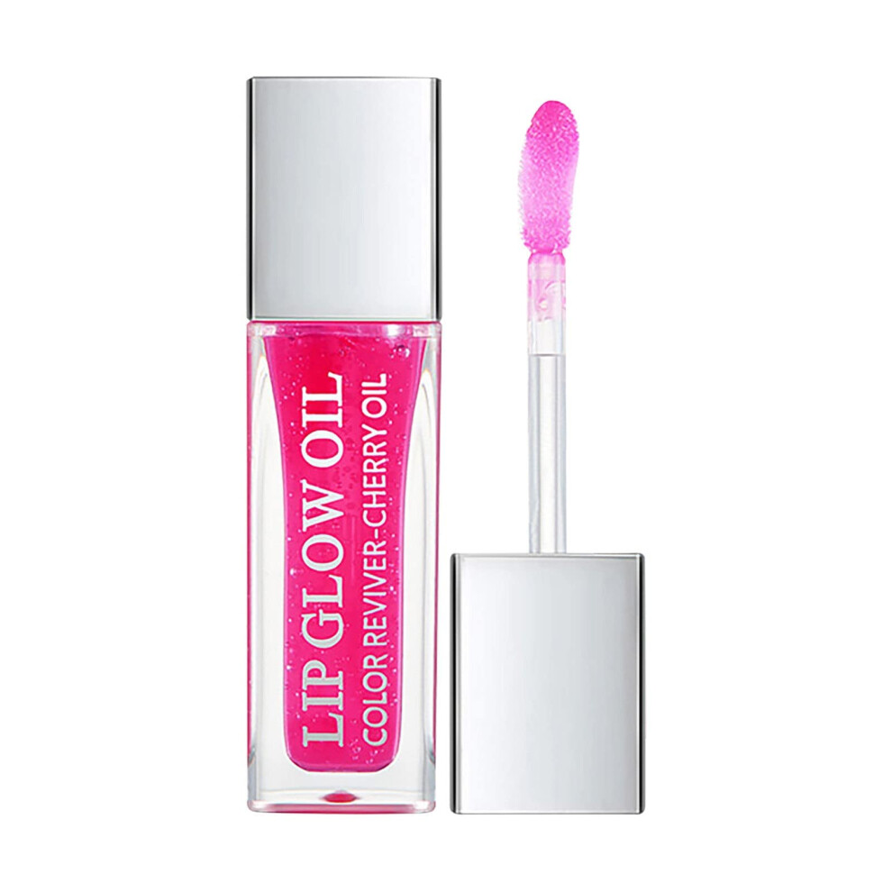 Lip Gloss with Flower Inside, Long Lasting Shine and Hydration, Non Sticky Tinted Lip Balm 4.5ml