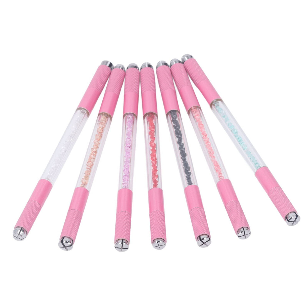 7pcs Double Ended Microblading Eyebrow Tattoo Pen Set for Beginners and Practice