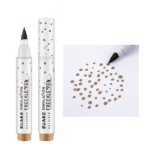 Freckle Pen Waterproof Long Lasting Natural Looking Fake Freckles with Precision Felt Tip Brown