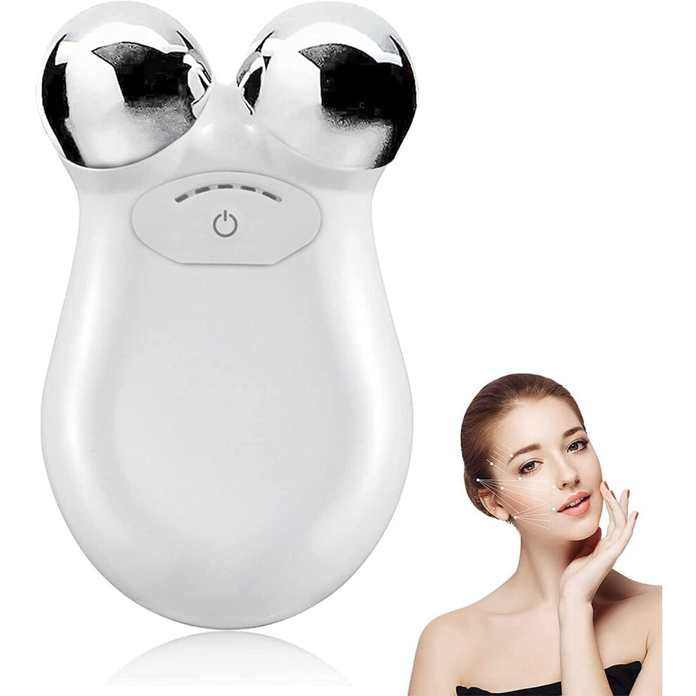 Microcurrent Face Roller  Professional AntiAging Facial Device for Skin Toning and Wrinkle Reduction
