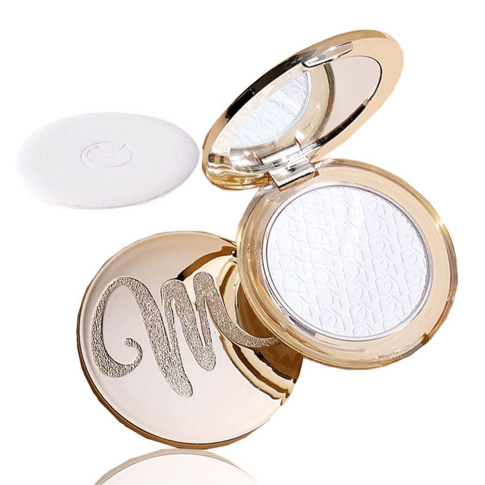 Golden Pressed Setting Powder Warm Tone With Longlasting Shine Control And Luminous Finish