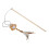 Springs Cat Toys, Παιχνίδια με ραβδί για γατάκια με εύκαμπτο ξύλινο κοντάρι, βελούδινα 1