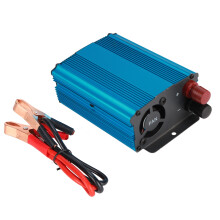 DC-AC átalakító, kettős váltóáramú aljzat, 400 W-os kimenet, USB töltőporttal, kompakt inverter autókhoz, több védelmet nyújtó