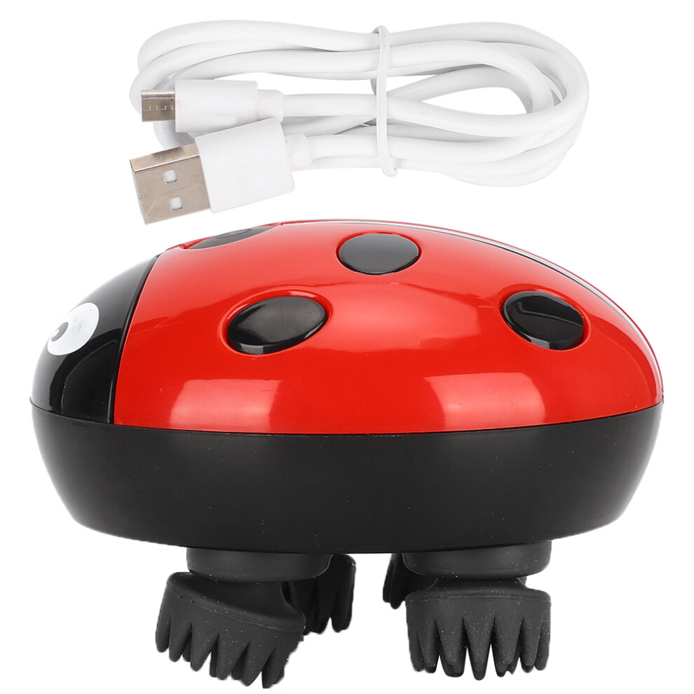 Portable Head Massager Relieves Tension With Rotating Massage Heads Electric Pet Massager Fast Charge Auto Off Function Stimulates Blood Circulation