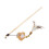 Springs Cat Toys, Παιχνίδια με ραβδί για γατάκια με εύκαμπτο ξύλινο κοντάρι, βελούδινα 8
