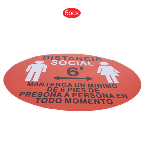 Αδιάβροχο αυτοκόλλητο δαπέδου κοινωνικής απόστασης, αντιολισθητική επιφάνεια, 1