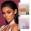 Glitter Eyeshadow and Highlighter Makeup Palette with Pearl Sequin Sparkle, Multiuse Compact 4