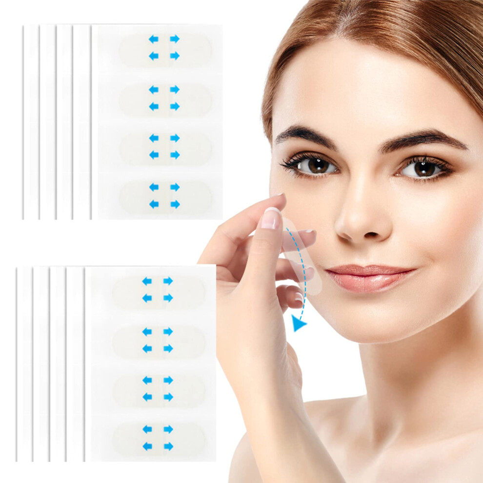 Face Lift Tape Invisible Under Makeup For Instant Vshape Facial Lifting Jawline Neck 40Pcs 9187378346907