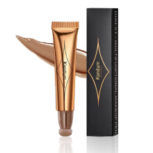 Liquid Contour Wand with Cushion Applicator, Long Lasting Cream Contour Stick for Natural Sculpting