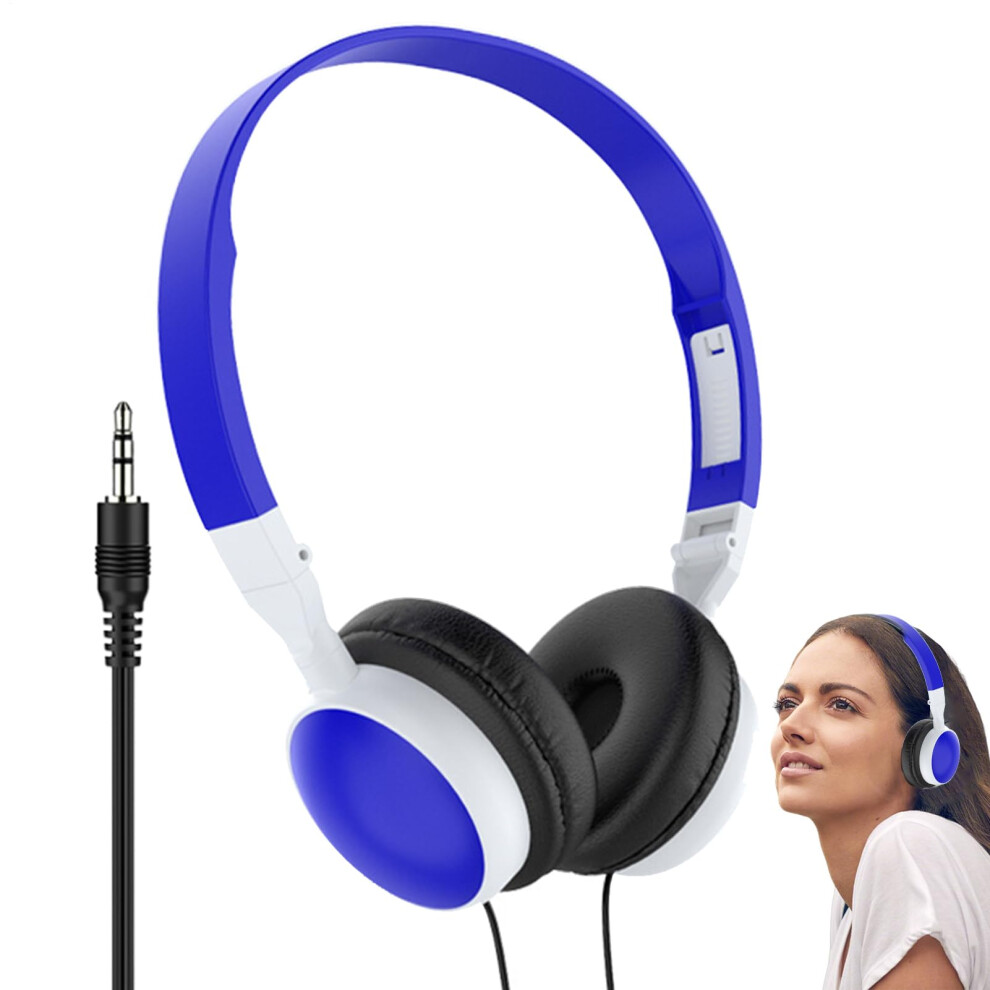Wired Game Headset Overear For Pc, Foldable Onear Noisecanceling Headphones For Tablets And Mobile Phones 9187378364246