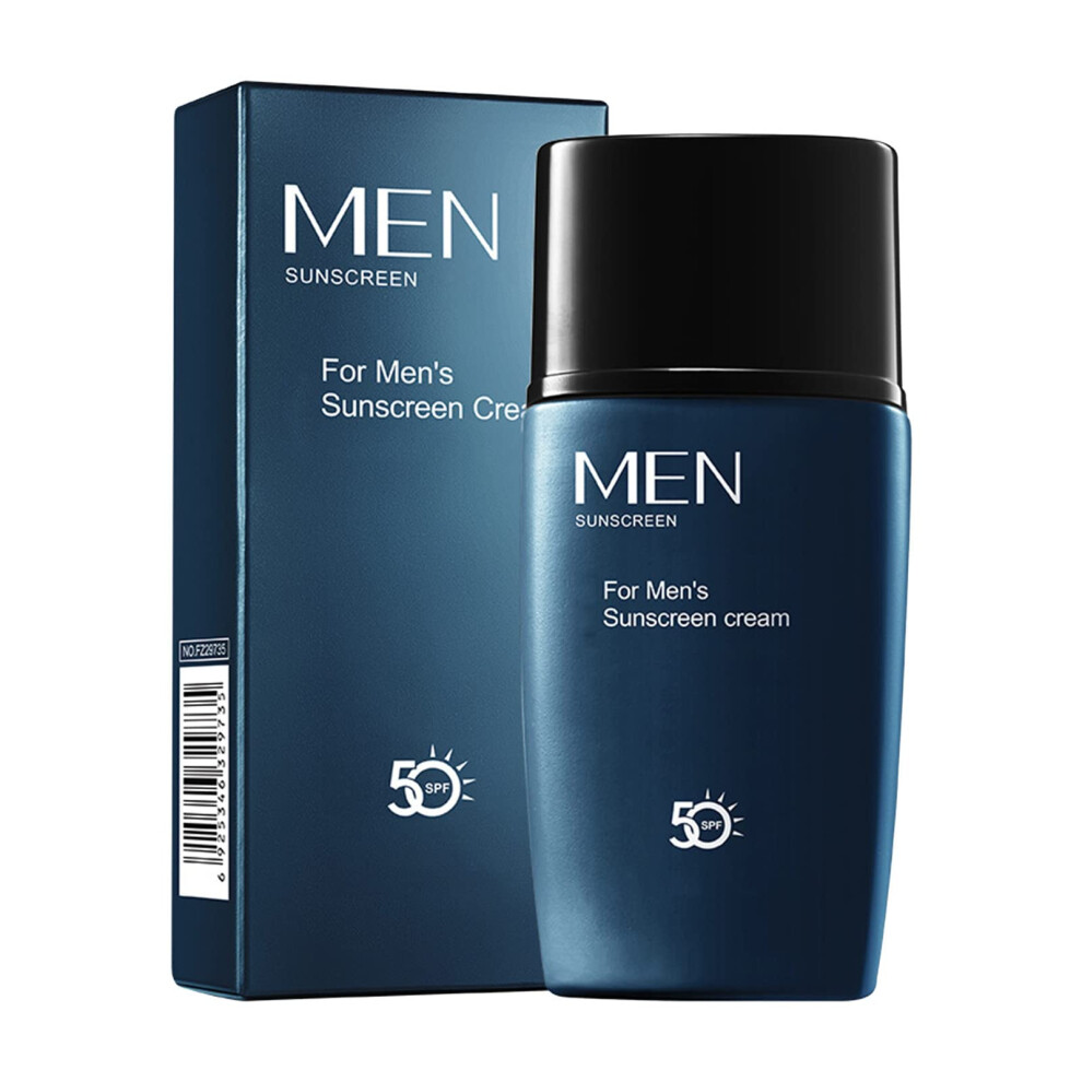 Men's Sunscreen SPF30+ Broad Spectrum Face Moisturizer Lightweight NonGreasy Vitamin E
