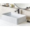 Beliani Countertop Basin GELDO 500 x 340 mm Ceramic White 2