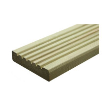 Pack Of 10 2.4m Deluxe Decking Boards 120mm x 28mm