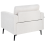 Beliani Armchair LOUSTO Fabric Light Beige 3