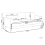 Beliani Sofa 3 Seater LOUSTO Fabric Light Beige 5