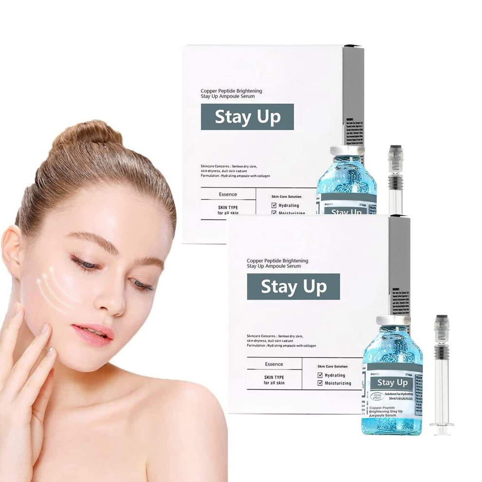 Korean Ampoule Serum 35ml 2 Pack with Copper Peptide for Hydration and AntiAging