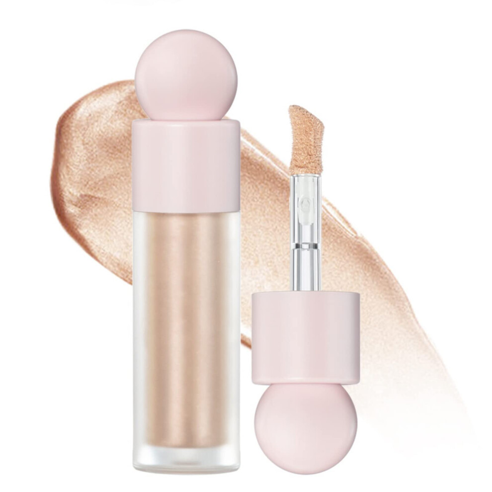 Liquid Highlighter for Face and Body, Natural Radiance Glow, Long Lasting Shimmer Makeup