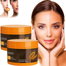 Tanning Lotion with Natural Ingredients, Fast Absorbing Deep Tan Booster for Indoor Outdoor Use, 2pcs