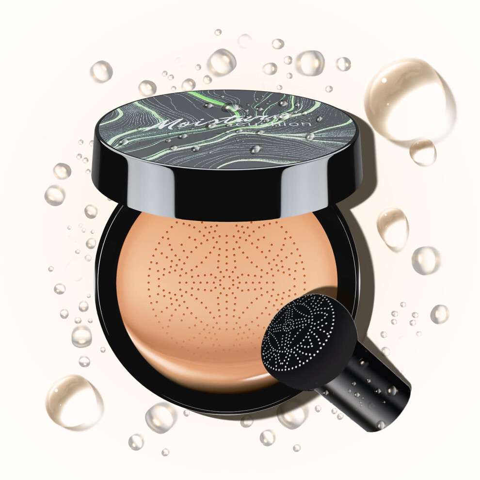 Mushroom Head Air Cushion CC Cream Full Coverage Moisturizing BB Foundation for Mature Skin Medium Deep