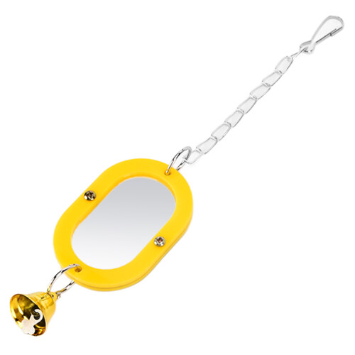 Chew Toys Παιχνίδι με καθρέφτη πουλιών για αξεσουάρ κλουβιού παπαγάλων Διακοσμητικό 2