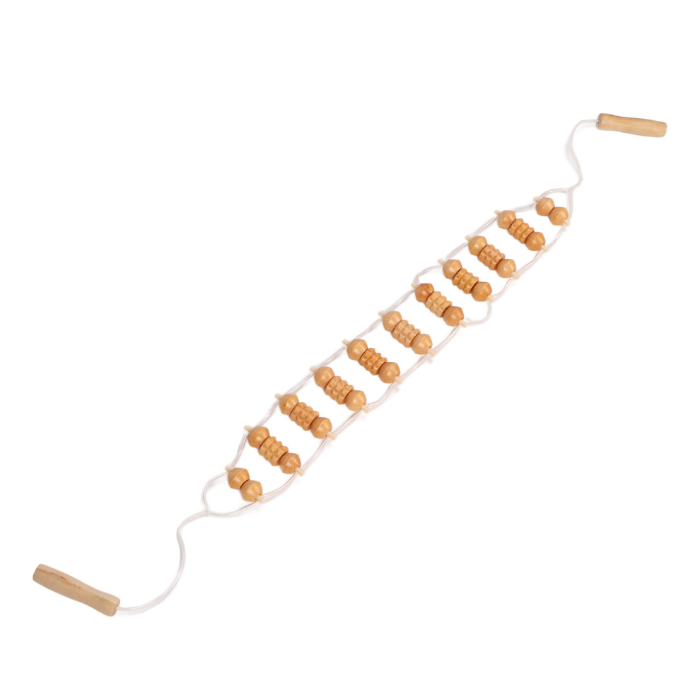 Wood Back Massage Roller â Lymphatic Drainage, Neck & Leg Relief