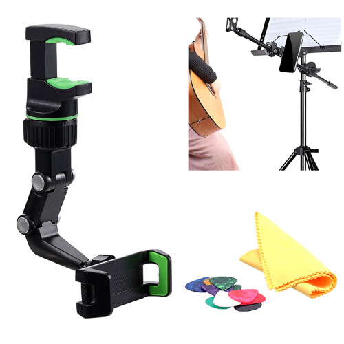 Guitar Head Clip Mobile Phone Holder Live Broadcast Bracket 1