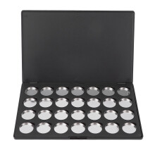 Magnetic Eyeshadow Palette Pink Empty Makeup Palette for DIY Lipstick Blush Travel Compact