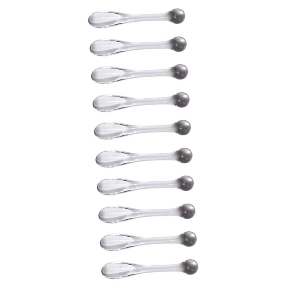 Cream Soesfoufu 10Pcs Hygienic Face Spatulas Plastic Cosmetic Scoops For Skincare And Eye