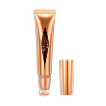 2 in 1 Highlighter Stick and Bronzer Stick with Cushion Applicator, Long Lasting Matte Finish #03