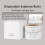 Eyebrow Ruler Sticker for Precise Brow Mapping, Transparent Adhesive Stencil Roll for Microblading 5