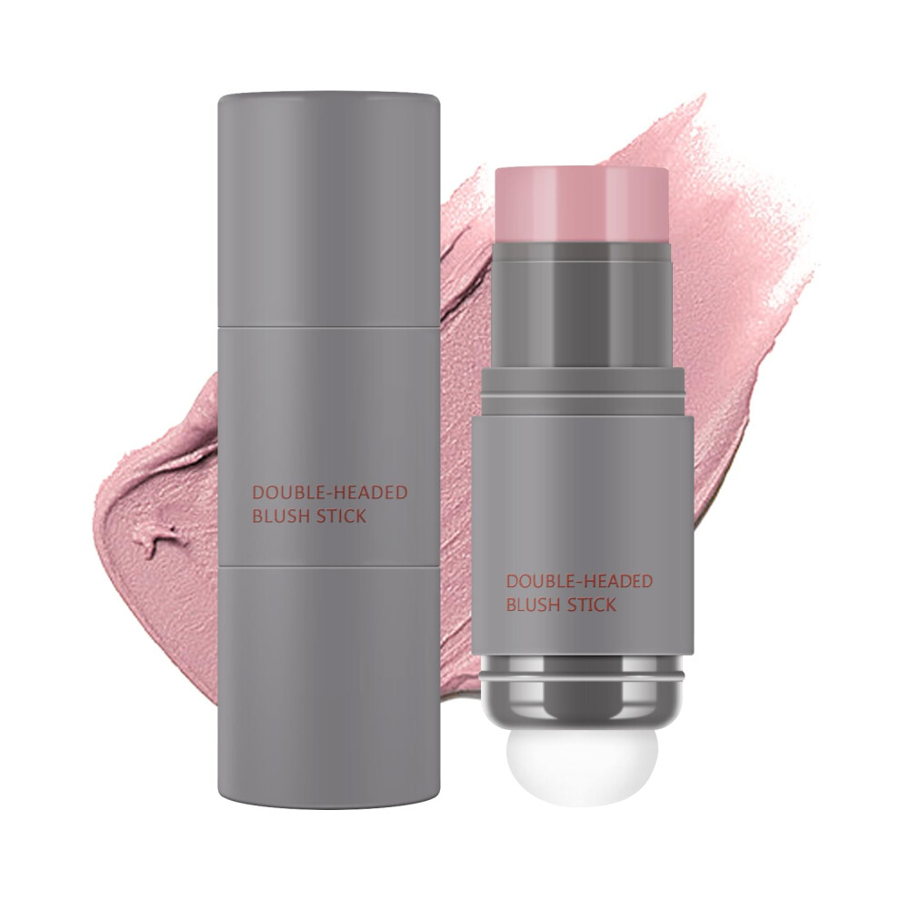 Cream Blush Stick 3In1 For Cheeks Lips Eyes With Builtin Sponge Applicator #01