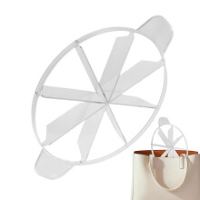Adjustable Transparent Cake Cutter and Slicer with 8Cut Divider for Precise Even Portions