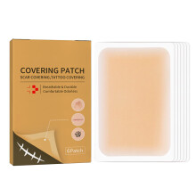 6 Pcs Tattoo Cover Up Sticker, Ultra Thin Waterproof Breathable Tattoo Concealing Tape for Scar Coverage
