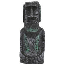 Acvariu Ornament Peisaj Acvariu Statuie Antică Decorare Rășină Durabilă Design Retro Insula Paștelui Cap Apă Sărată și Apă Dulce Acvariu